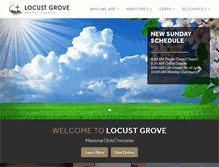 Tablet Screenshot of locustgrove.com
